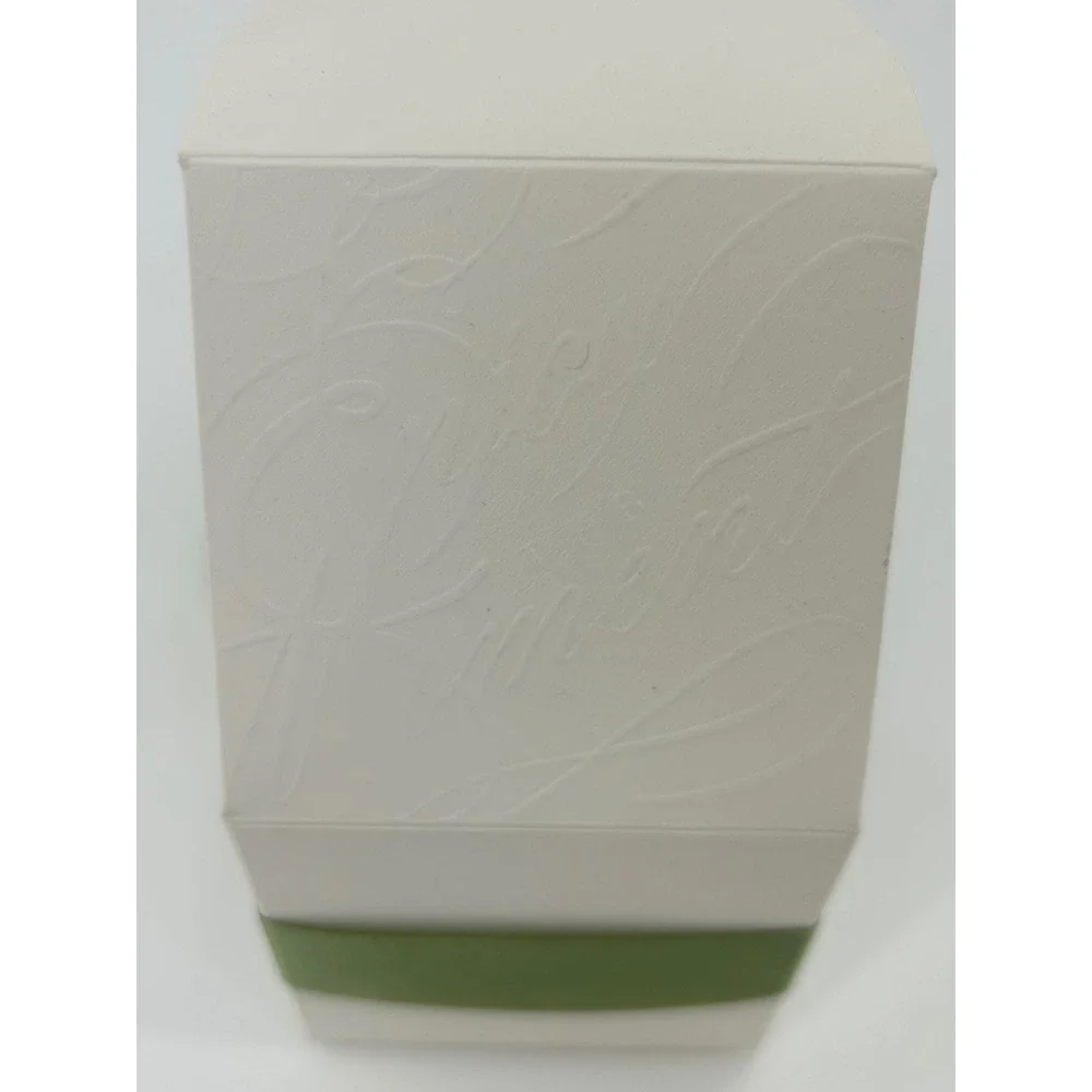 50 Pack White Especially For You Favor Boxes with Green Ribbon 2.5 Inch